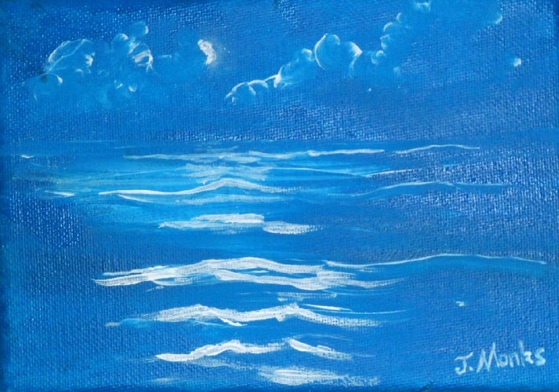 SEASCAPE Painting by Jo Monks.