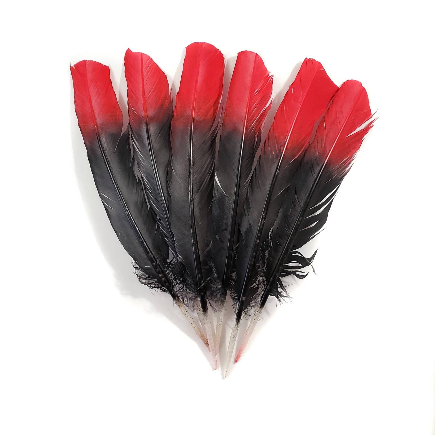  100pcs Black Fluffy Turkey Marabou Feathers 4-6 Inches for  Crafts Dream Catcher Fringe Trim Colored Feathers Fly Tying Material :  Arts, Crafts & Sewing