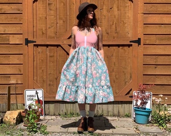 Althea Mini Dress~ Rose Garden