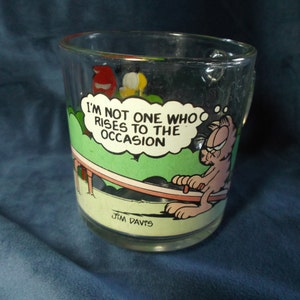 Vintage McDonalds Garfield and Odie cup / mug 1980 Jim Davis