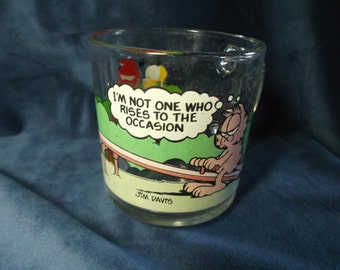 Vintage McDonalds Garfield and Odie cup / mug 1980 Jim Davis