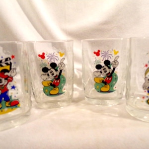 Vintage McDonalds -- Disney Epcot Glasse Tumblers