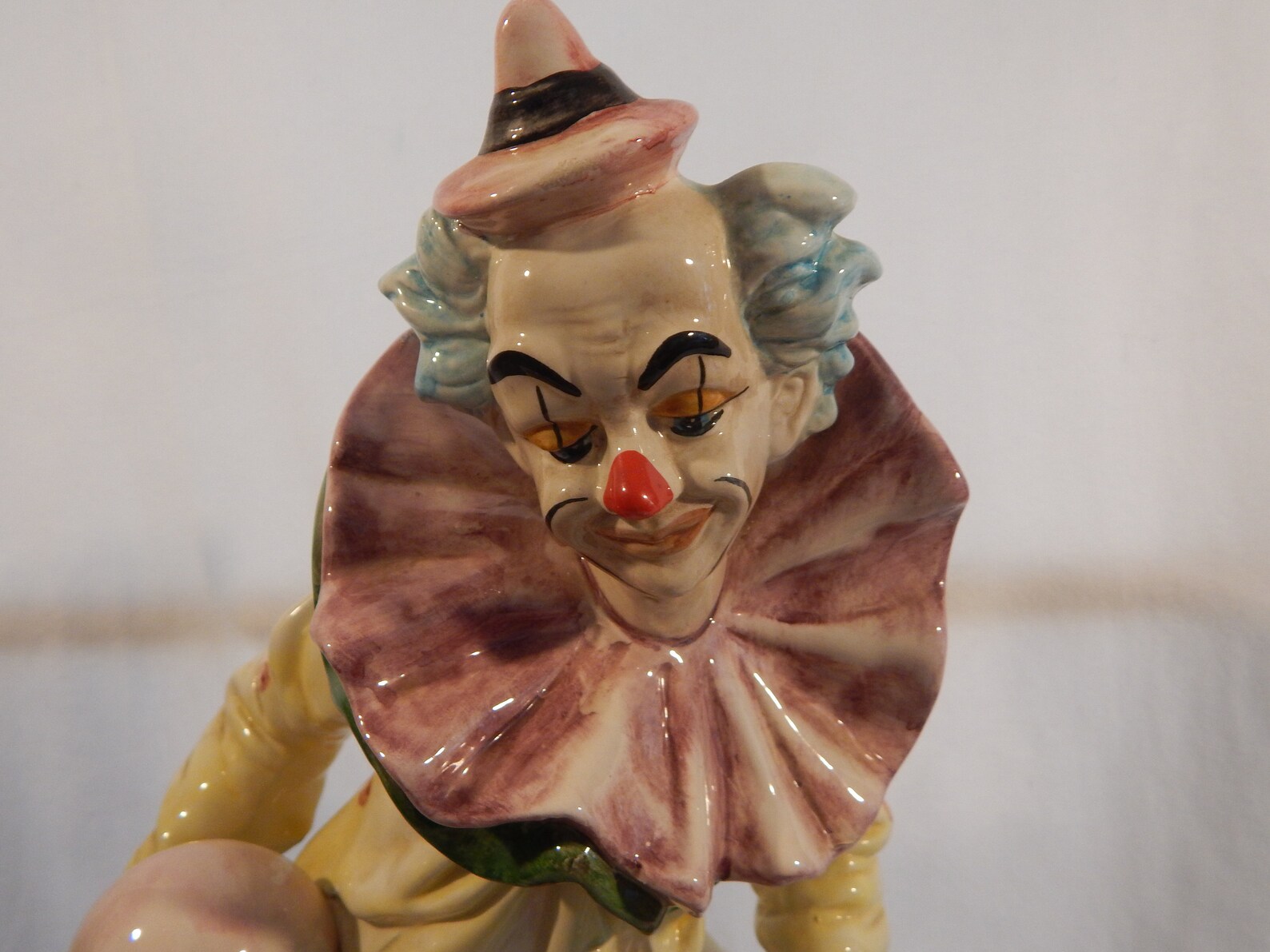 RARE Antique Vintage Capodimonte Clown Figurine Made It Italy Etsy