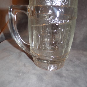 Vintage Dad&#39;s Root Beer Clear Glass Mug