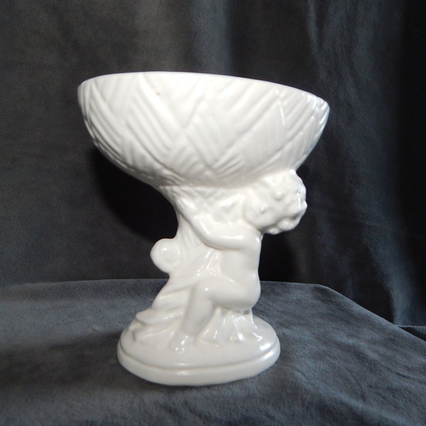 Vintage Inarco Cherub Pedestal Planter