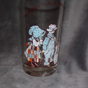 Holly Hobbie Tumblers Drinking Glass Tumbler 1978