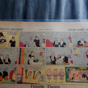 America's Greatest Color Comic Section March 12 1933
