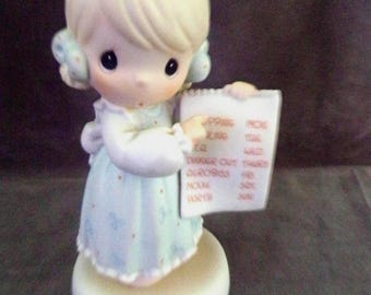 Vintage Retired Enesco Precious Moments "Have You Any Room for Jesus" Figurine