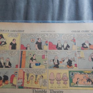 America&#39;s Greatest Color Comic Section March 12 1933