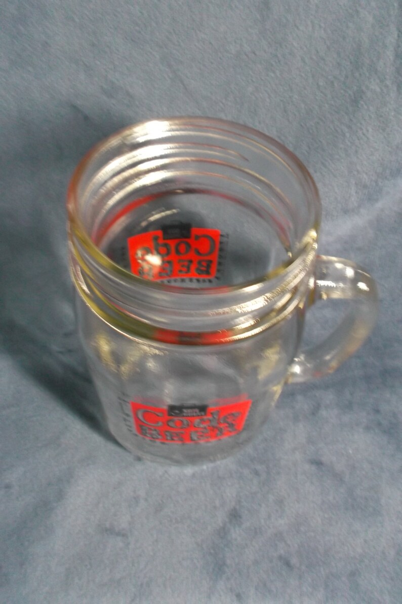 Vintage Code Beer Mason Jar Glass Mug Etsy