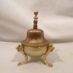 Vintage Brass Dinner Bell
