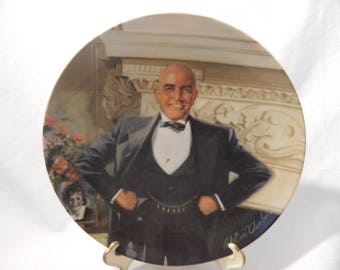 Vintage Knowles "Daddy Warbucks" Collectors Plate