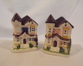 Vintage Loomco House Salt and Pepper Shakers