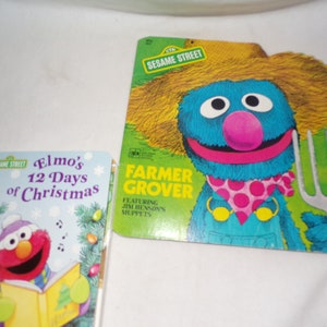 Vintage 2 Sesame Street Books -Jim Henson