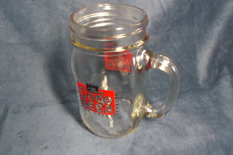 Vintage Code Beer Mason Jar Glass Mug Etsy