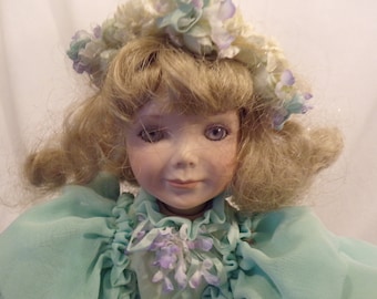 Le Bambole di Arianna Bisque Doll Made in Italy 12 Aurelia LE #18/500