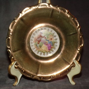 Vintage Waldersmof Bavaria Germany Royal Warrant Saucer