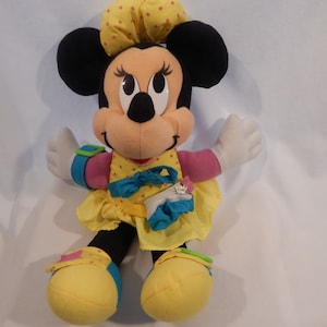 Walt Disney Plush Dress Me Minnie Doll 1992