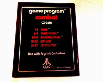Vintage ATARI Combat Game for CX 2601