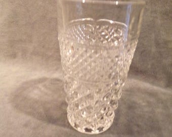Vintage Clear Glass Wexford / Anchor Hocking late 1930's or early 1940's