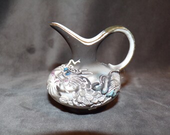 Vintage Minature Porcelain Ceramic Pitcher