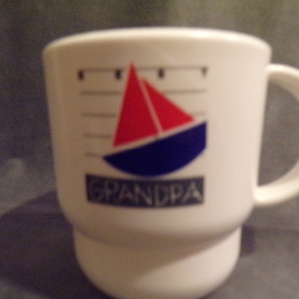 Vintage Tupperware 1994 Best Grandpa Coffee Cup