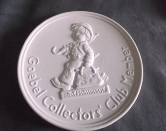Goebel Collector&#39;s Club Member Plaque 1976