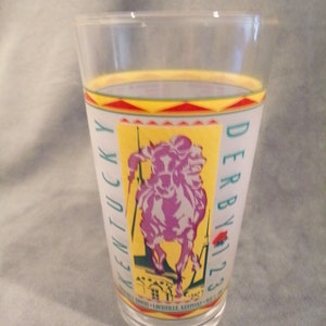Vintage Kentucky Derby Mint Julep Souvenir 1997 Glass