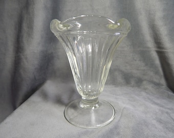 Vintage 1960'S Tulip Shaped Sundae Glass