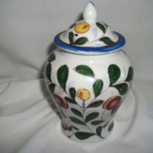 Vintage Ceramic Candy Dish Jar with Lid