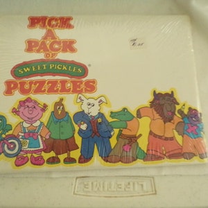 Vintage Pick A Pack Of Sweet Pickles Puzzles by Avon 1978