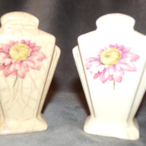 Vintage Floral Salt and Pepper Shakers