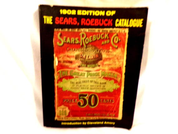 Vintage 1969 Reprint of 1902 Sears Roebuck Catalogue - Etsy