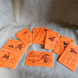 Vintage Monopoly replace Chance Cards
