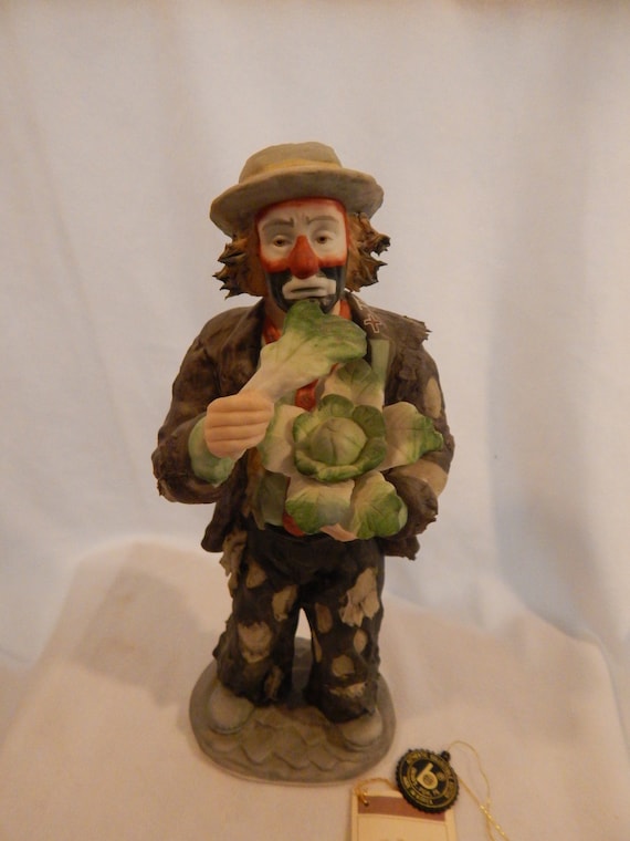 【超新作】 Emmett Kelly Limited Statue Figurine/ Clown Collectible Jr. オルゴール