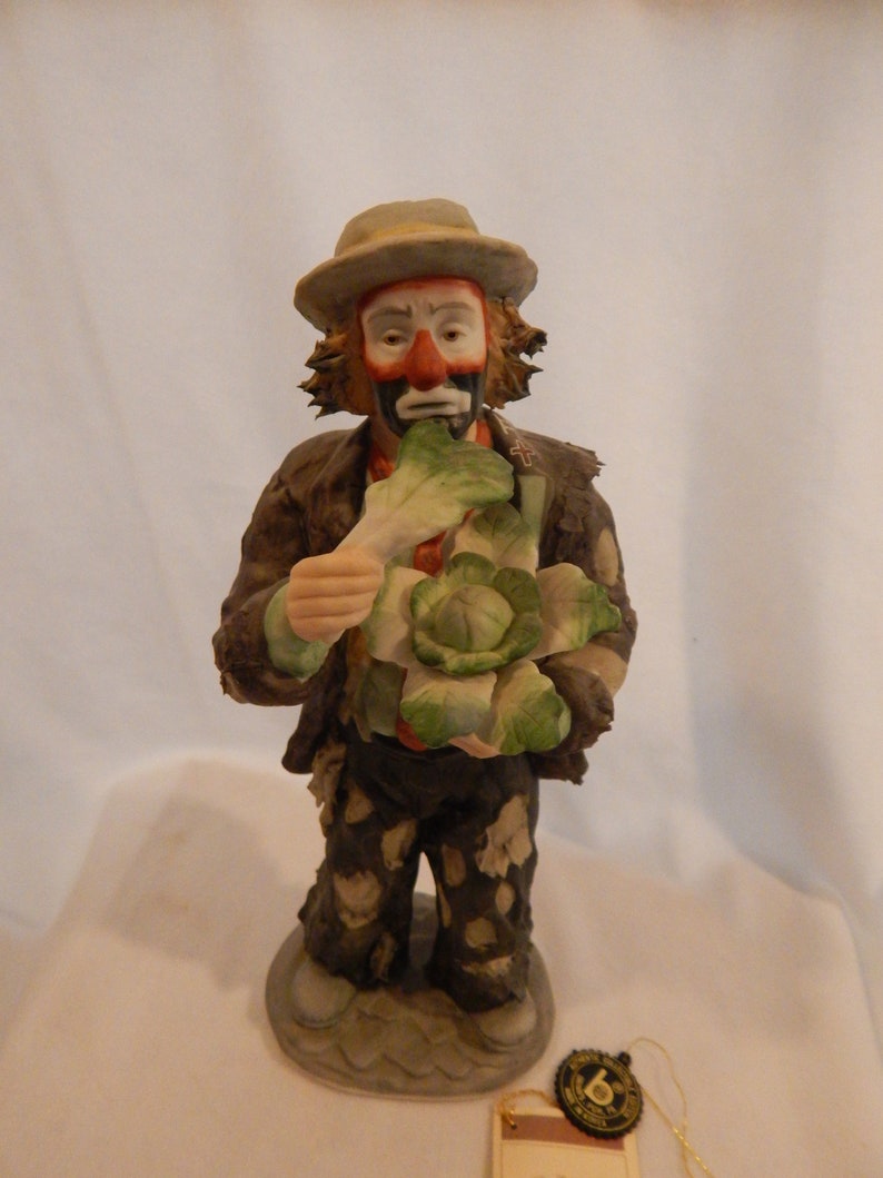 Emmett Kelly Jr. Collectible Clown Figurine/ Statue Limited Etsy