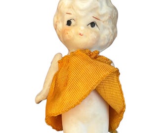 1930s JOINTED BISQUE DOLL 3" Made in Japan Jd4-13