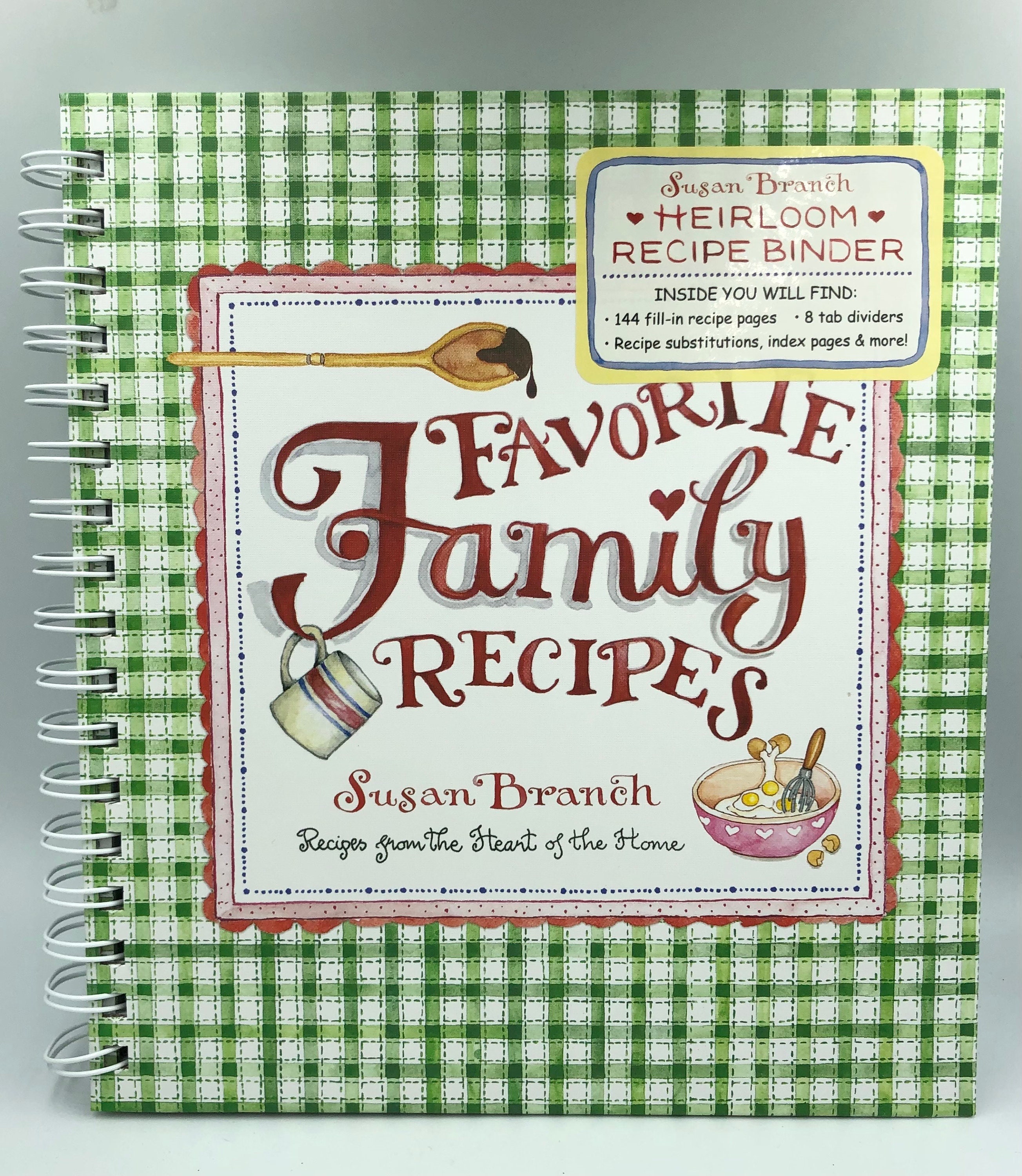 SUSAN BRANCH BOOK favorite Family Recipes Heirloom Recipe Binder Pg48a/b 