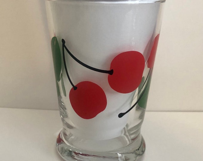 Vintage LIBBEY 6 Oz Cherry JUICE GLASSES Set of 4 Mint Gs4c132 Etsy