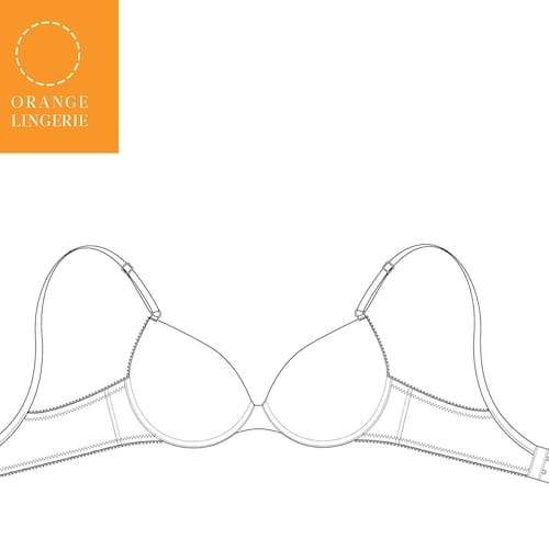 Instant Download PDF Lingerie Sewing Pattern for an Underwire - Etsy