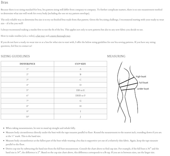 Instant Download Pdf Lingerie Sewing Pattern For A Classic Etsy