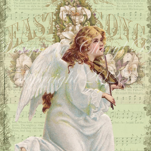 Easter Junk Journal Cover - Digital Download