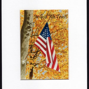 In God We Trust  - Giclee Fine Art matted print
