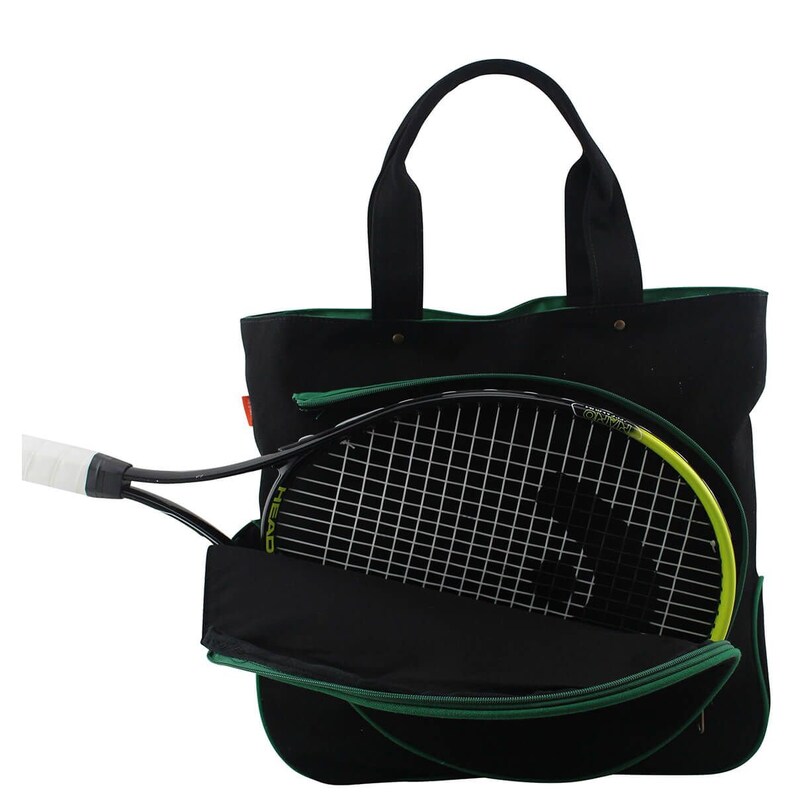 Monogrammed Tennis Bag Racquet Tote Canvas Monogram Etsy
