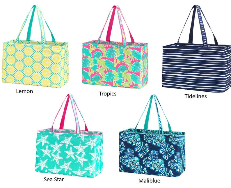 Monogram Ultimate Shoulder Tote Bag Beach Bag Monogrammed