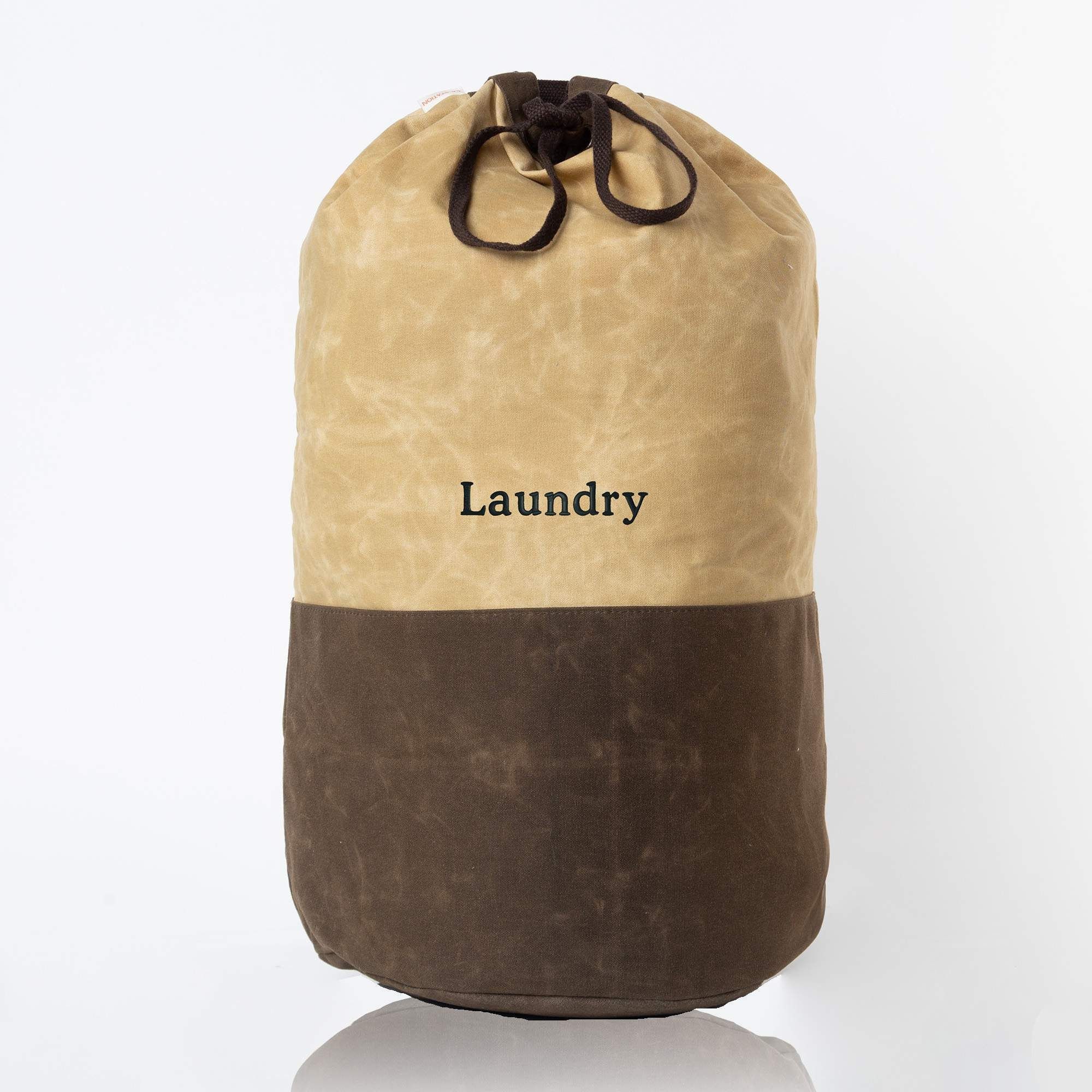 Laundry Bags with Embroidery LAUNDRY size 70x50cm Cotton-Poly