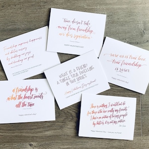 Collectie Vriendschapsvalentijnskaarten | Valentijnsdag- of Galentinekaarten voor vrienden