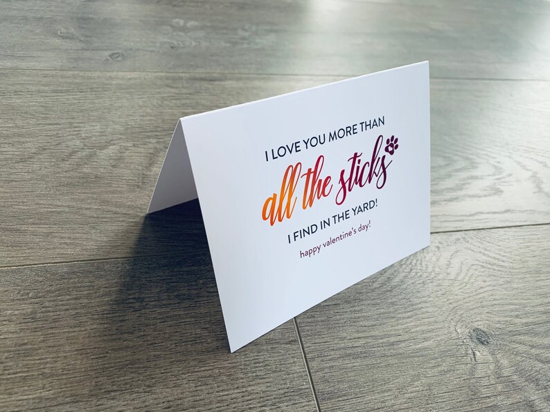 Valentines from the Pup \u2014 notecard collection