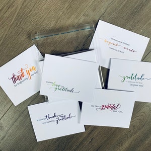 Simplemente gracias / Tarjetas de agradecimiento generales y sinceras