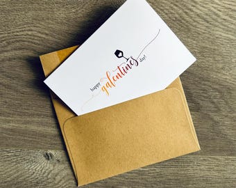 Mini carte pour lettres Joyeuse Saint-Valentin